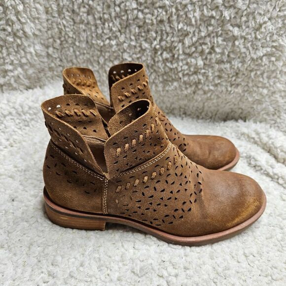 Sofft Bristow‎ Suede Leather Ankle Boots sz 8 - Picture 4 of 8